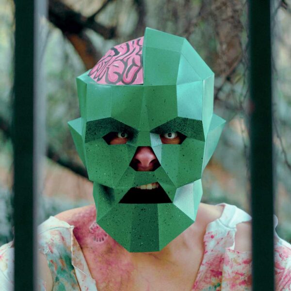 Máscara de Zombie 3D de Papel