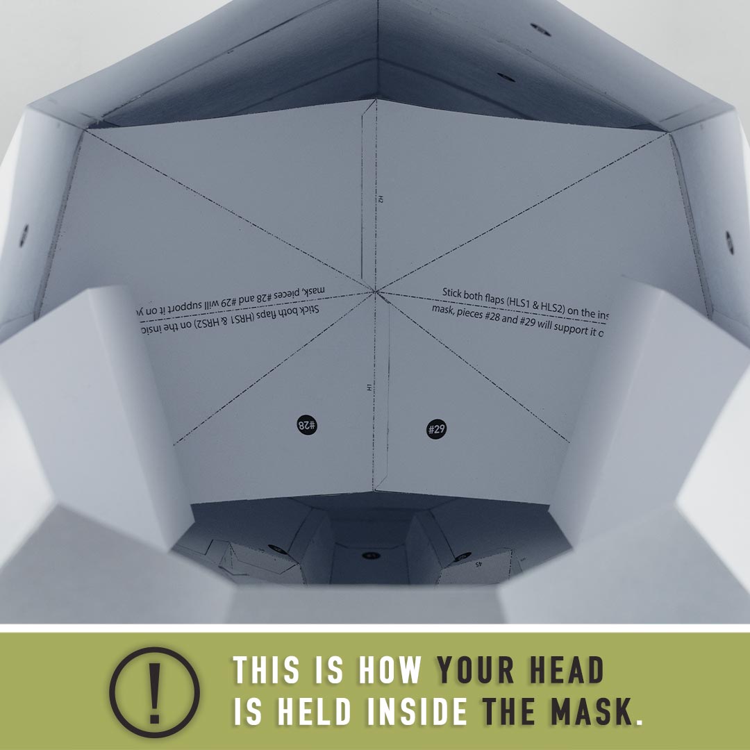 How the Moai Mask holds your head inside