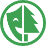 Una máscara comprada = Un árbol plantado, icono en verde