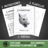 Máscara de lobo gruñendo, plantilla PDF para ensamblar - LACRAFTA