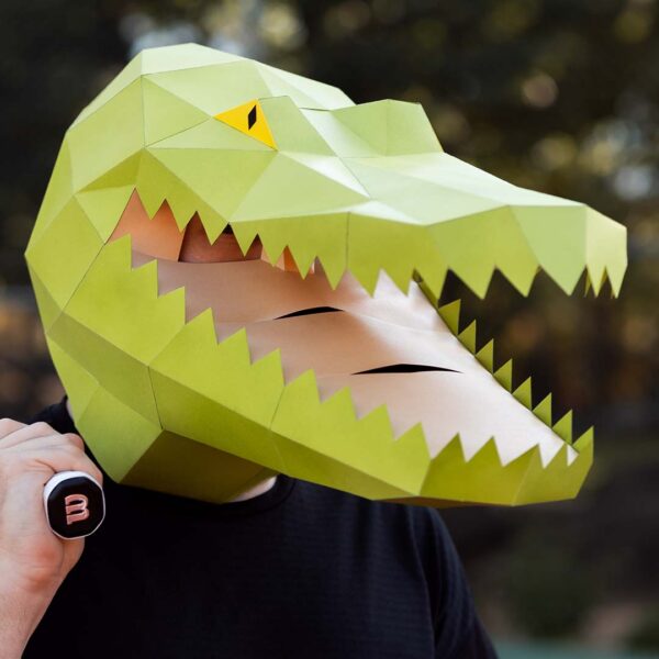 Crocodile Mask Printable Template
