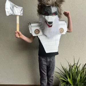 Máscara de Lobo para Niños