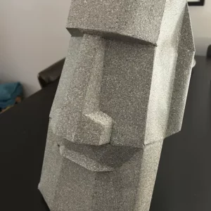 Cabeza de Isla de Pascua - Manualidad de Moai
