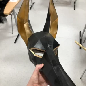 Anubis Paper Mask - Printable Template