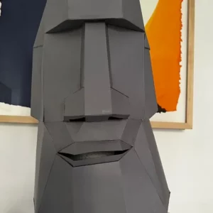 Máscara de Moai - Patrón para Imprimir