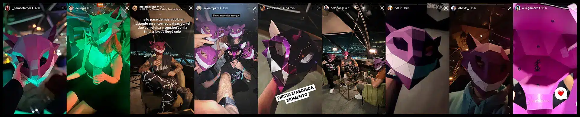 Custom mask for influencer event